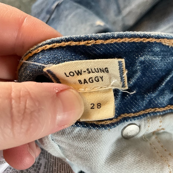 NEW Madewell The Low-Slung Baggy Jean Robertson Wash Rigid Size 28 NWOT - Picture 12 of 14